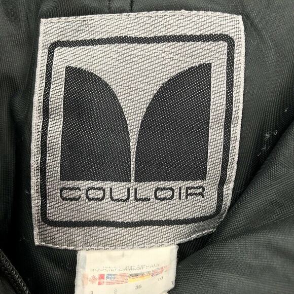 Couloir Womens Vintage Ski Snowboard‎ Pants Black Sz S Insulated Winter - Picture 3 of 7